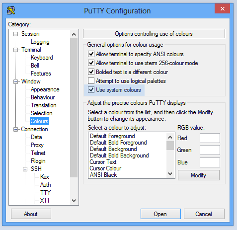putty configuration tips 3