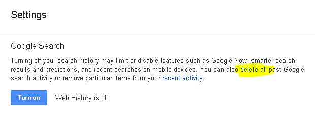 delete all