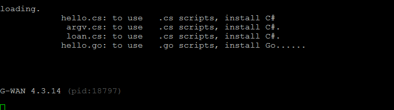centos g-wan