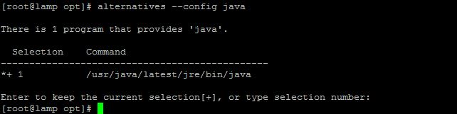 alternatives-config