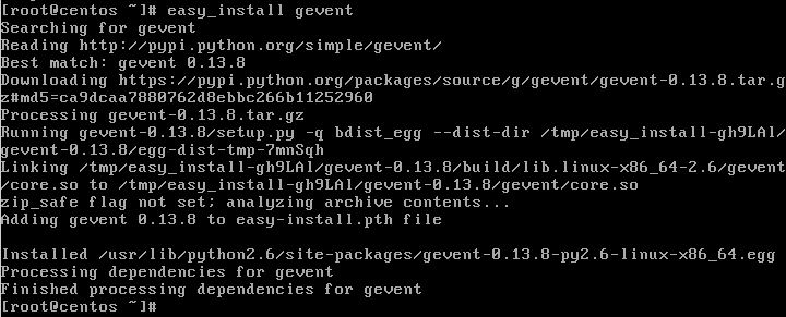 centos gevent