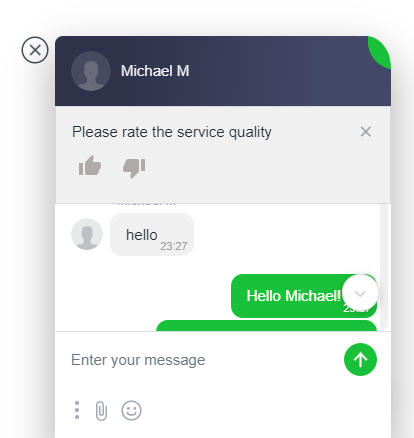 Dotcom-Monitor live chat support
