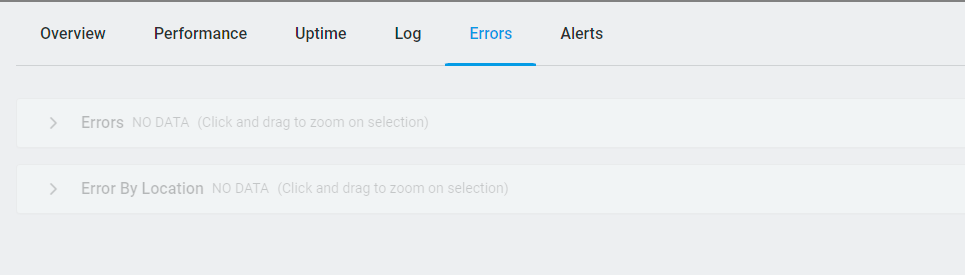 Dotcom-Monitor error log view
