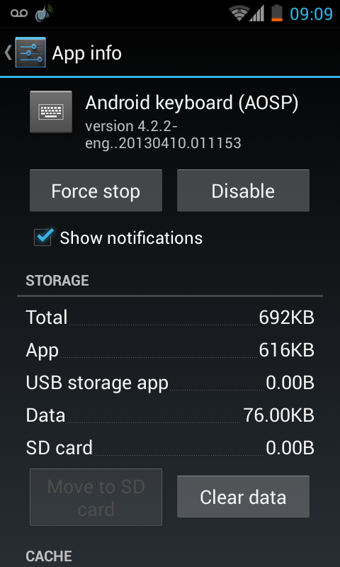 unfortunately android keyboard has stopped FIX