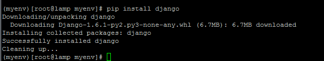 virtualenvdjangoinstall