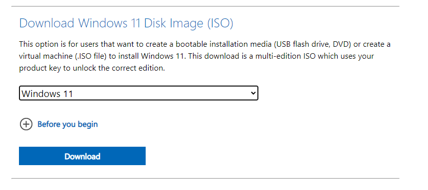 usb windows 11 installer